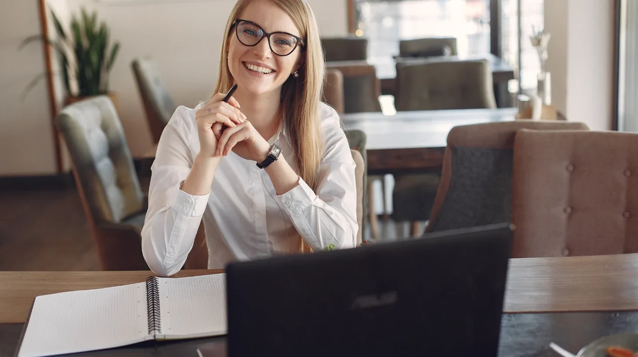 Professional Taking Part In An Online Conversation