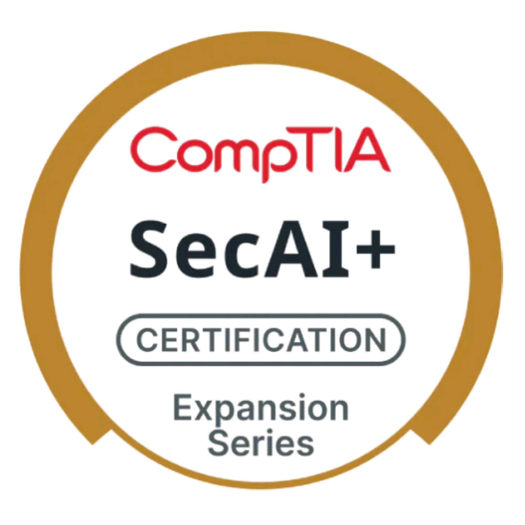 CompTIA SecAI+ certification logo