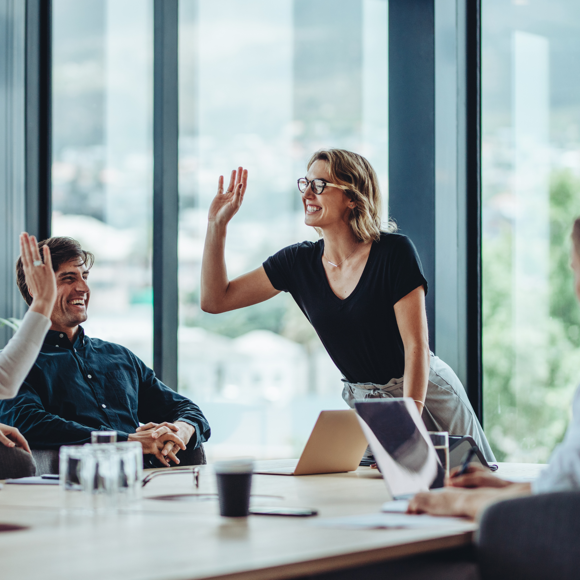 Professionals evaluating technology and AI risk