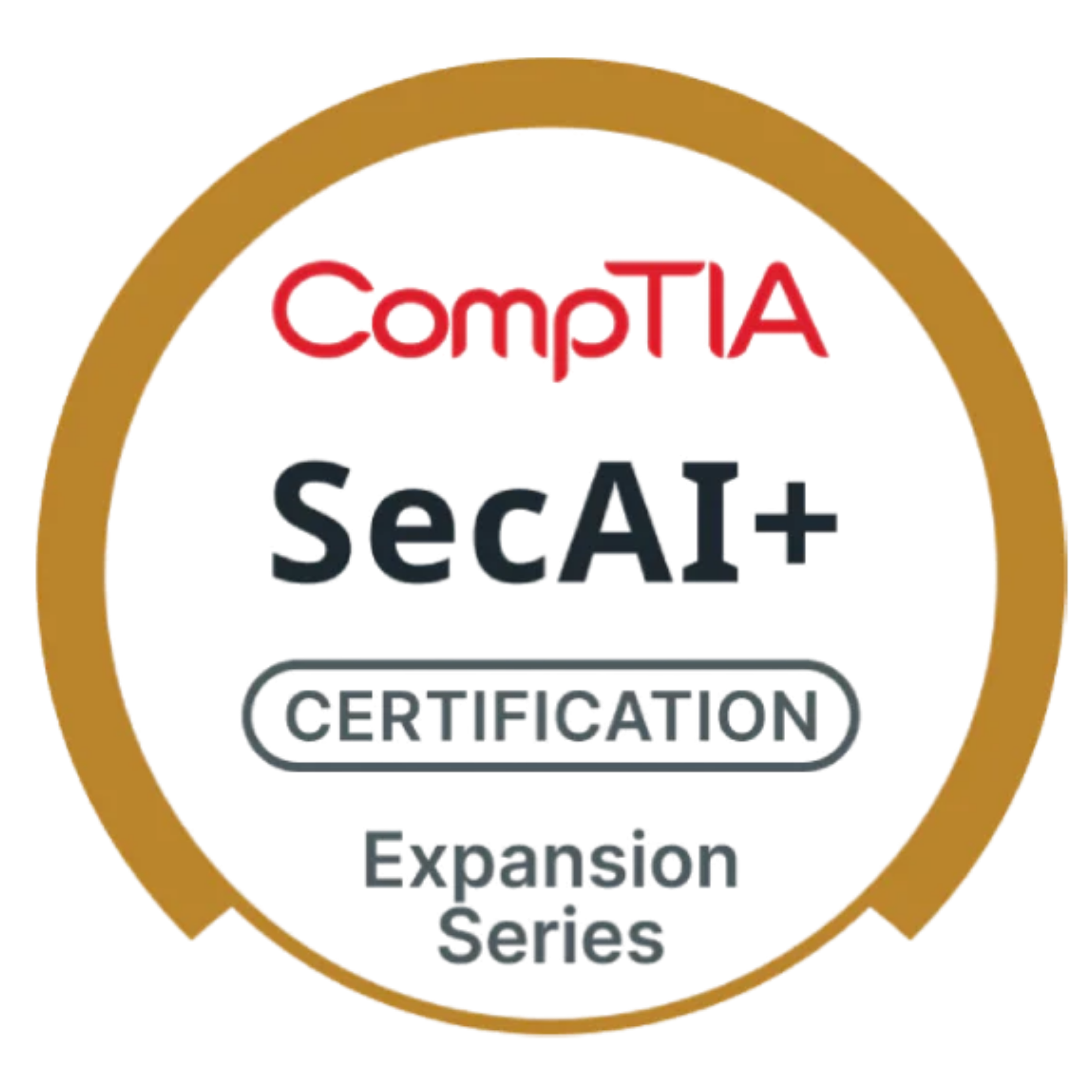 CompTIA SecAI+ certification logo